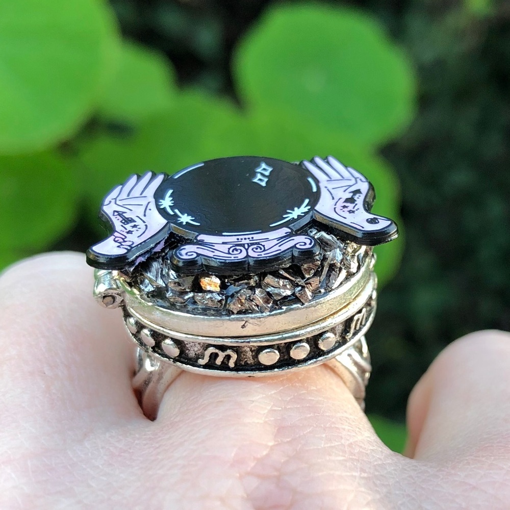 Poison ring! locket oracle occult fortune teller - Picture 6 of 8